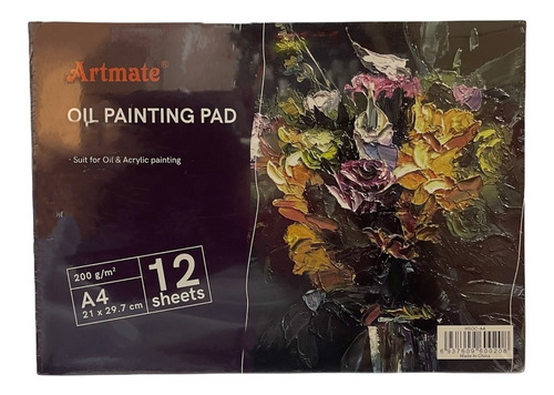 Block Artmate P/oleo 200gr A4 X 12 Hojas