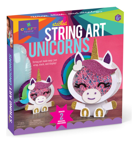 Craft-tastic Ct1960 Unicornios De Arte Apilados  Kit De Manu