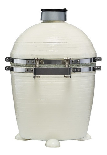 Imagen 4 de 9 de Parrilla Kamado Kb10 Blanco Horno Ahumador Premium Nano