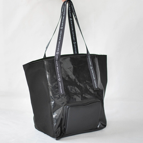 Imagen 2 de 10 de Cartera Bolso Tote Bag Grande Xl Ecocuero Urbana Mujer