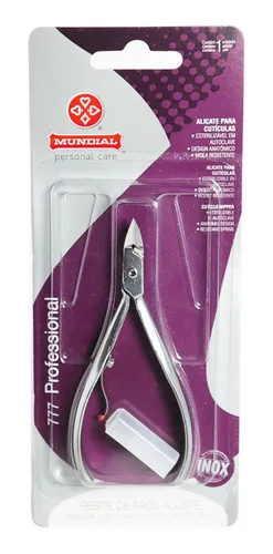 Alicate Cutícula Manicure 777 Profissional Aço Inox Mundial