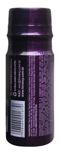 Imagem 3 de 3 de Bebida Energetica Porção Da Bruxa Excitante 60ml Forsexy