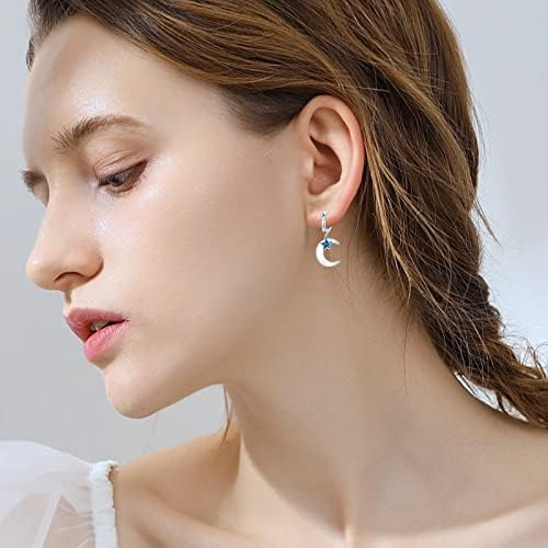 Aretes De Luna De Estrella Para Mujer Aretes De Aro