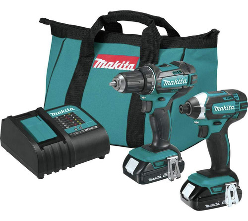 Kit Combinado Makita Ct225syx Lxt® Compact De 18 V, Iones De