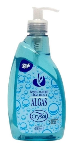 Sabonete Liquido 400ml C/ Válvula Pump Algas Marinhas Crysal