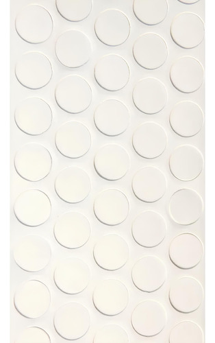 Tapa Furo Adesivo Branco Texturizado Com 40 Peças 13mm