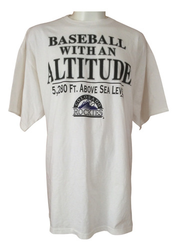 Playera Colorado Rockies Baseball De Altura Mlb Majestic