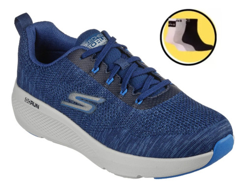 Zapatilla Skechers Hombre Go Run Elevate 220187 + Medias Cuo