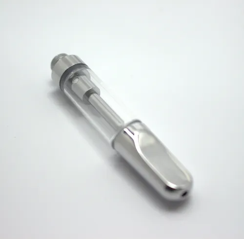 1 Cartridge Cartucho 0,5ml Rosin Aceite Clear Plateado+ Tubo