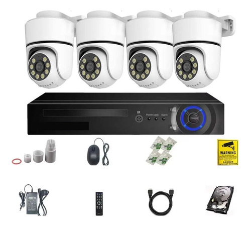 4k Security Caemra System Poe Ip Ptz Bullet 8mp Nvr Kit