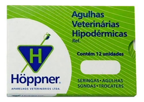 Agulha HiPodérmica Hoppner - 1 Unidade 40x20