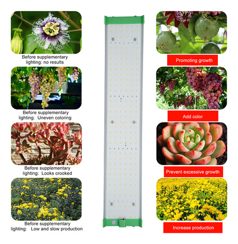 Suplemento Para Plantas De Interior Led Growth Uv Ir Grow De