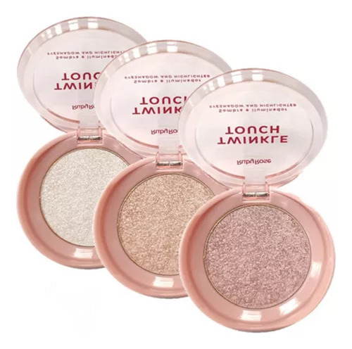 Sombra E Iluminador Twinkle Touch Ruby Rose Linha Rosa