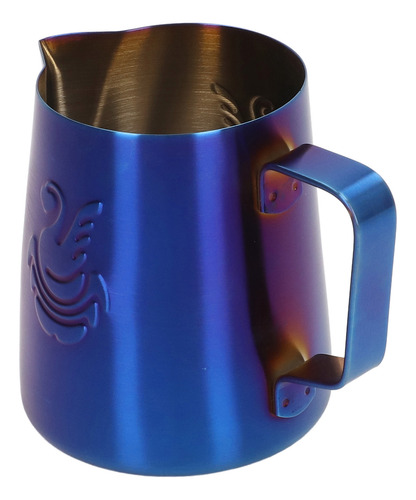 Blue Milk Frothing Pitcher Frother 380 Ml De Qualidade Alime
