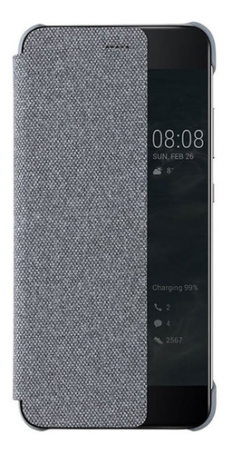 Estuche Forro Original Huawei P10 Smart View Cover Gris