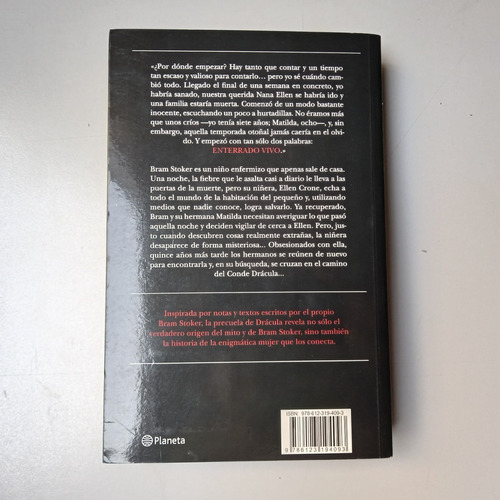 Drácula El Origen - Drake Stoker Y J. D. Barker (Usado)