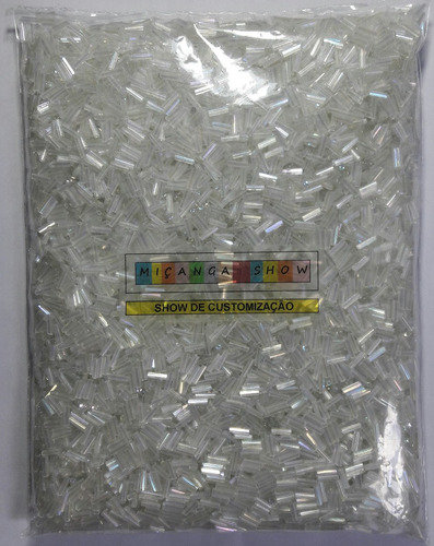 Imagem 1 de 2 de Canutilho Cristal Irizado Da Missanga Show Com 500grs