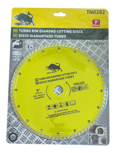 Disco Ceramico Corte Diamantado 9 Pulgadas 2300mm Continuo 