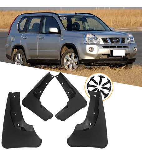 4 Protector Salpicadura Automotriz Para Nissan X-trail T31