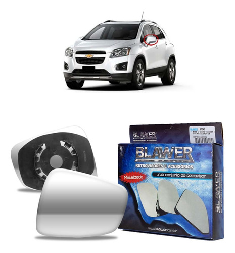 Lente Retrovisor Com Base Tracker 2013 2014 2015 2016 Le