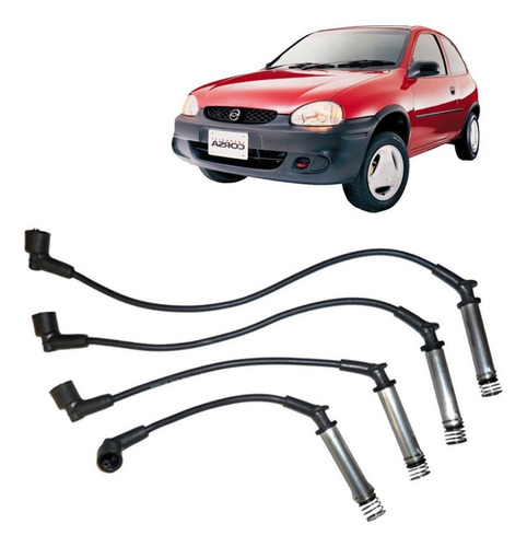 Cables De Bujia Para Opel Corsa 1.4 8 Val C14nz 1993/97