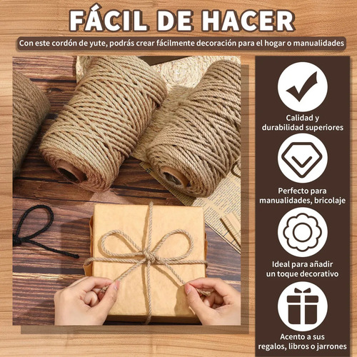 Cordon Algodon Natural Macramé Cordon Algodon 3 Mm X 200 M D