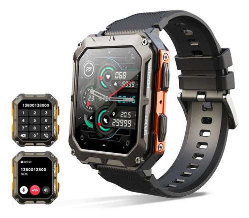 Reloj Inteligen Hombre Smartwatch Deportivo Ip68 Impermeable