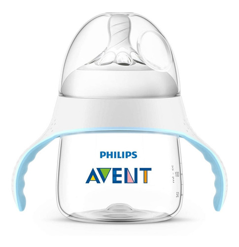 Mamadera Natural De Entrenamiento Avent Con Asas 150ml