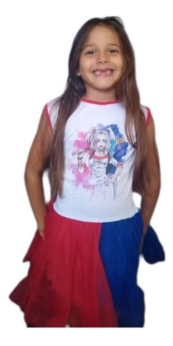 Disfraz Tutú Harley Quinn Vestido