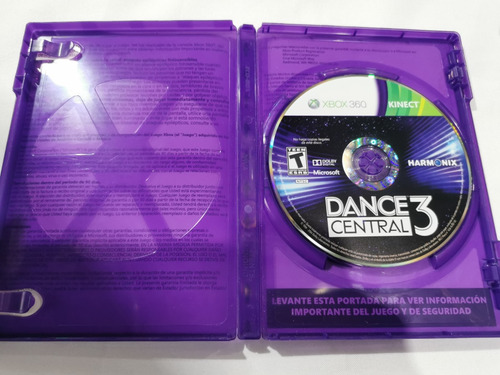 Kinect + Dance Central 3 + Dance Paradise Xbox 360 (Usado)