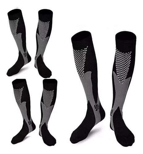 3 Pares De Calcetines Deportivos De Compresión Para Hombre,