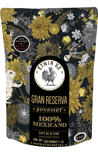 Café De Altura Gran Reserva, Tueste Medio, En Grano, 454 Gr