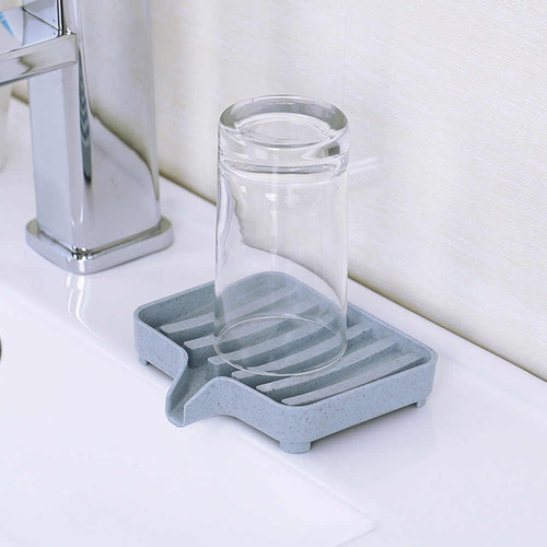 Imagen 3 de 4 de Jabonera Rectangular Con Drenaje De Agua 100% Ecologica