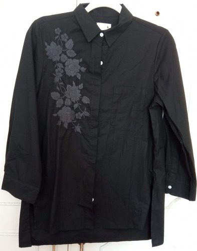 Camisa Carola La Martina Negro - Talle 3. - -