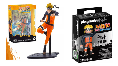 Naruto Uzumaki Shippuden Super Figure Collection + Playmobil