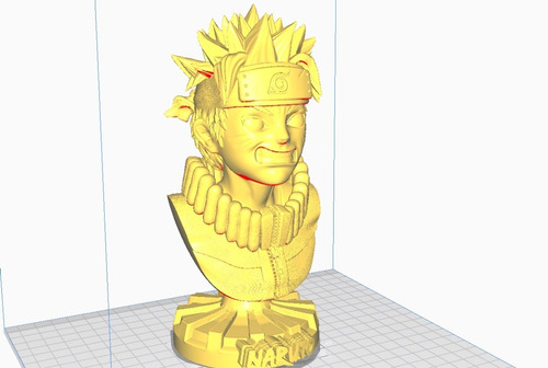 Busto Naruto Archivo Stl Para Impresora 3d