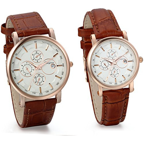 Reloj Pareja Quartz His&her Jewelrywe