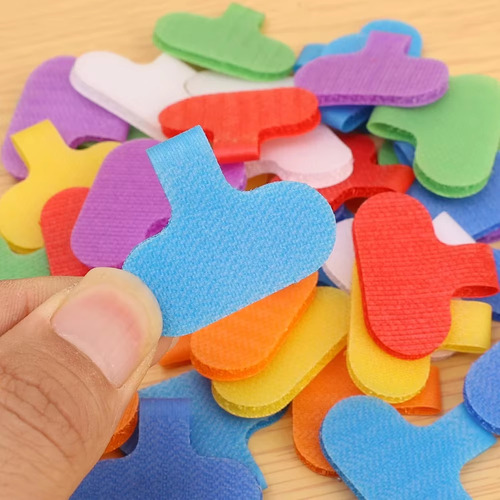 Kit 8 Tags Abraçadeira De Identificação Velcro Colorida