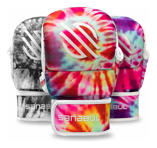 Sanabul Funk Strike Tie Dye - Guantes Híbridos Mma De 7 On.