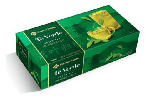 Té Verde Member's Mark 100 Sobres De 1.5 G C/u