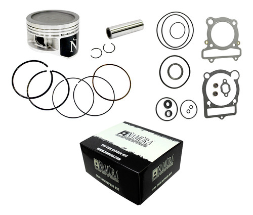 Piston Y Empaques: Yamaha 400 Big Bear / F/fw Kodiak +0.50mm