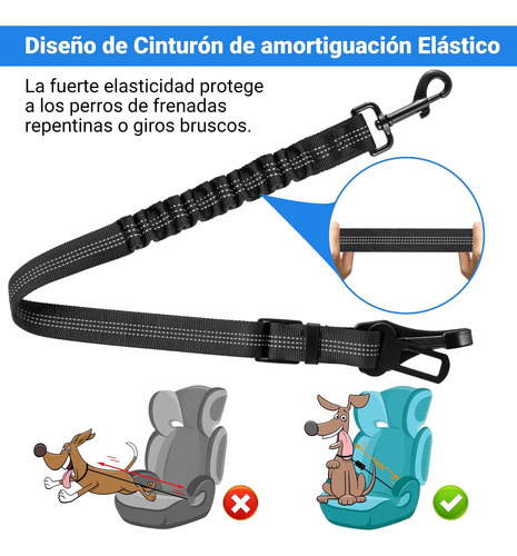 Arnés Para Perros Para Coche, Correa De Tela Para Perros