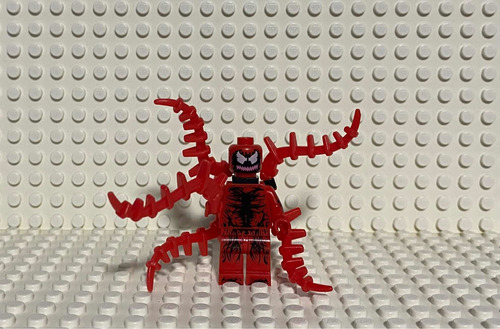 Lego Carnage Con Accesorios Minifigura Spiderman Venom