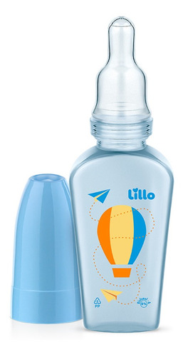 Mamadeira Chuquinha Primeiros Passos 50ml Azul - Lillo