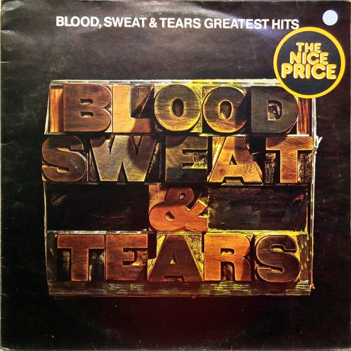 Blood, Sweat & Tears' Lp Greatest Hits The Nice Price 1514