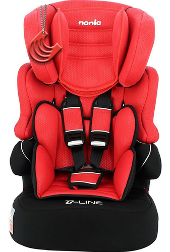 Cadeira Infantil Nania Beline Luxe Rouge Vermelho Teamtex