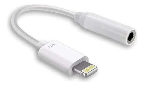Adaptador Para Fone Ouvido P2 Compatível iPhone Cor Branco