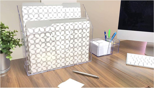 Organizador De Carpetas De Archivos Triple Horizontal (...