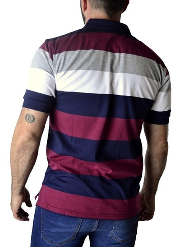 Imagen 4 de 6 de Chomba De Hombre Rayada The Big Shop