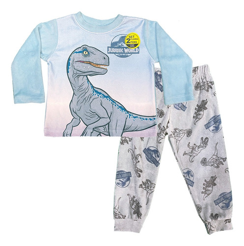 Pijama Para Invierno Jurassic World Bebé